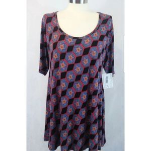 NWT Lularoe L Perfect T! Stars hexagon